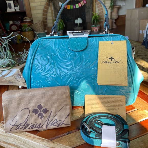 Patricia Nash Bags Patricia Nash Gracchi Satchel Florence Burnt